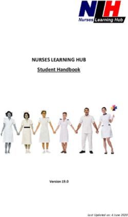NURSES LEARNING HUB Student Handbook - Version 19.0 Last Updated on: 4 June 2020