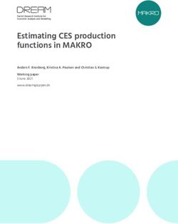 Estimating CES production functions in MAKRO - Anders F. Kronborg, Kristina A. Poulsen and Christian S. Kastrup Working paper 3 June 2021 ...