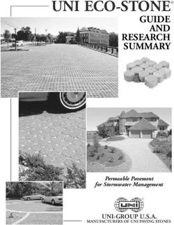 UNI ECO-STONE GUIDE AND RESEARCH SUMMARY - UNI-GROUP U.S.A.