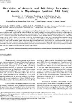 Description of Acoustic and Articulatory Parameters of Vowels in Mapudungun Speakers. Pilot Study - SciELO