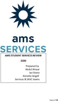AMS STUDENT SERVICES REVIEW - 2020 Prepared by Abdul Alnaar Ian Stone Annette Angell Services & SASC teams - The ...