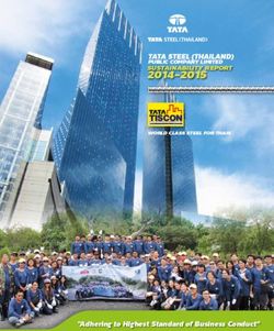 2014-2015 TATA STEEL (THAILAND) PUBLIC COMPANY LIMITED - "Adhering to Highest Standard of Business Conduct"