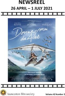 NEWSREEL 26 APRIL - 1 JULY 2021 - Volume 42 Number 2 - Launceston Film Society