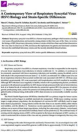 A Contemporary View of Respiratory Syncytial Virus (RSV) Biology and Strain-Specific Differences - MDPI