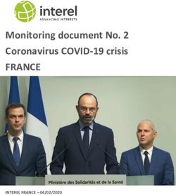 Monitoring document No. 2 Coronavirus COVID-19 crisis - FRANCE - INTEREL FRANCE 04/02/2020 - Interel Group