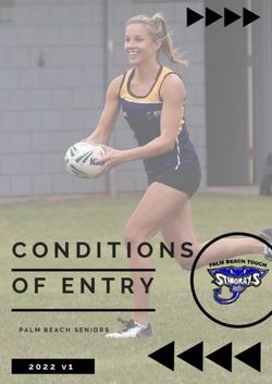 OF ENTRY PALM BEACH SENIORS - Palm Beach Touch