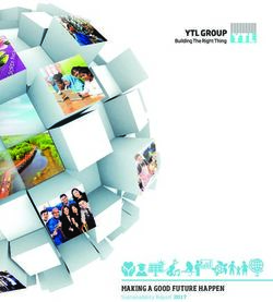 MAKING A GOOD FUTURE HAPPEN - Sustainability Report 2017 - YTL Hotels