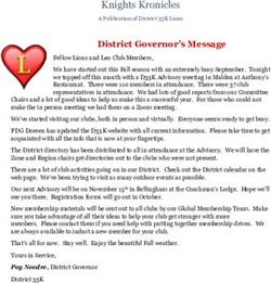 Knights Kronicles - District 33K Lions