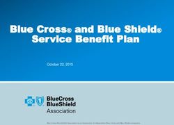 Blue Cross and Blue Shield Service Benefit Plan - October 22, 2015 - Capital Blue Cross
