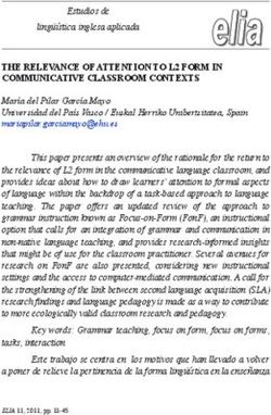 Estudios de lingüística inglesa aplicada