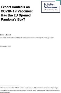 Export Controls on COVID-19 Vaccines: Has the EU Opened Pandora's Box? - Global Trade Alert