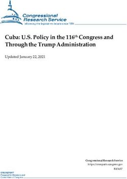 Cuba: U.S. Policy in the 116th Congress and Through the Trump Administration - Updated January 22, 2021 - Department of Justice