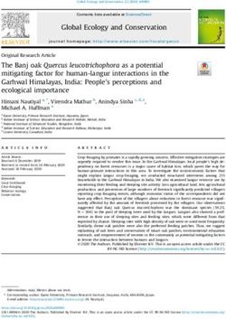 Global Ecology and Conservation