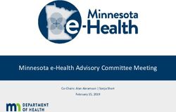 Minnesota e-Health Advisory Committee Meeting - Co-Chairs: Alan Abramson | Sonja Short February 15, 2019 - Minnesota ...