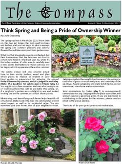 Think Spring and Being a Pride of Ownership Winner - Cameron Station