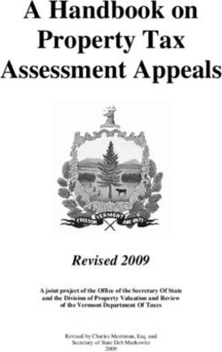 A Handbook on Property Tax Assessment Appeals