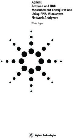 Agilent Antenna and RCS Measurement Configurations Using PNA Microwave Network Analyzers - White Paper