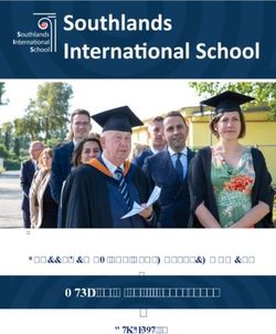 Year12&13 2019-2020 SCHOOL POLICY AND GENERAL INFORMATION - Key Stage 5 - Southlands International School