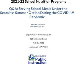 2021-22 School Nutrition Programs Q&A: Serving School Meals Under the Seamless Summer Option During the COVID-19 Pandemic - Revised July 2021 ...