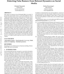 Detecting False Rumors from Retweet Dynamics on Social Media