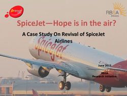 SPICEJET-HOPE IS IN THE AIR? - A CASE STUDY ON REVIVAL OF SPICEJET AIRLINES RBSA JUNE 2015