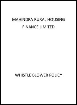 MAHINDRA RURAL HOUSING FINANCE LIMITED - WHISTLE BLOWER POLICY