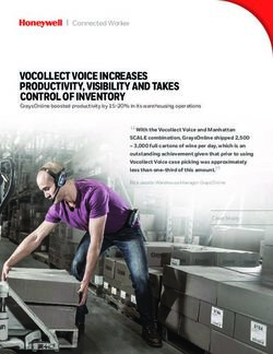 VOCOLLECT VOICE INCREASES PRODUCTIVITY, VISIBILITY AND TAKES CONTROL OF INVENTORY - Connected Worker