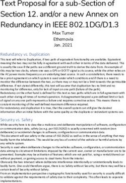 Text Proposal for a sub-Section of Section 12. and/or a new Annex on Redundancy in IEEE 802.1DG/D1.3