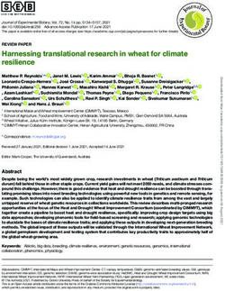 Harnessing translational research in wheat for climate resilience