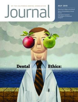Journal - Dental Ethics: California Dental Association