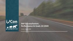 SAP SuccessFactors Performance & Goals 1H 2020 - Hanau, August 2020 - i/Con ...