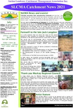SLCMA Catchment News 2021 - Sarina Landcare Catchment Management Association Inc.