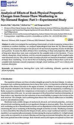 Analysis of Effects of Rock Physical Properties Changes from Freeze-Thaw Weathering in Ny-Ålesund Region: Part 1-Experimental Study
