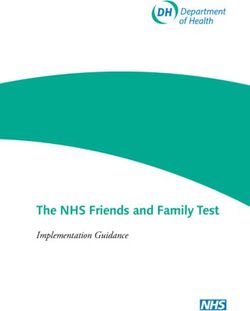 The NHS Friends and Family Test - Implementation Guidance