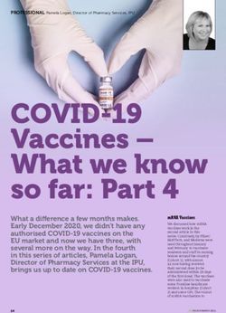 COVID-19 Vaccines - What we know so far
