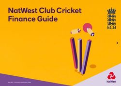 NATWEST CLUB CRICKET FINANCE GUIDE - NATWEST CRICKET REWARDS