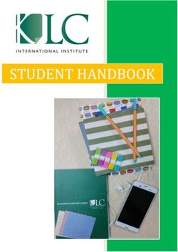 Student Handbook Handbook - KLC International Institute