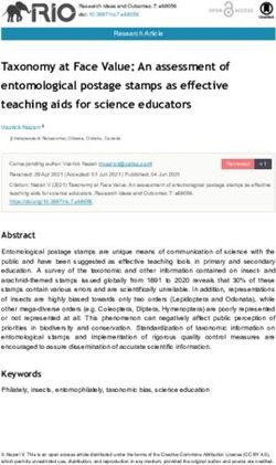 Taxonomy at Face Value: An assessment of entomological postage stamps as effective teaching aids for science educators