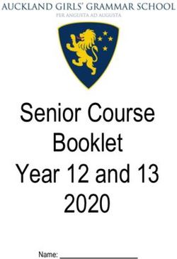 Senior Course Booklet Year 12 and 13 2020 - Name: Auckland Girls ...