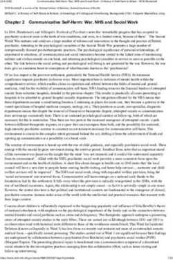 Chapter 2 Communicative Self-Harm: War, NHS and Social Work