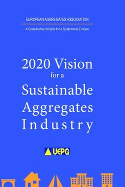 2020 Vision Sustainable Aggregates - for a EUROPEAN AGGREGATES ASSOCIATION - European ...