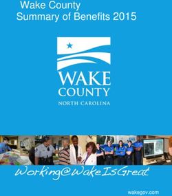 Wake County Summary of Benefits 2015 - wakegov.com