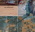 Forensic Investigation of Bullet Holes for Determining Distance from Glass Fracture Analysis