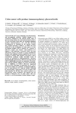 Colon cancer cells produce immunoregulatory glucocorticoids