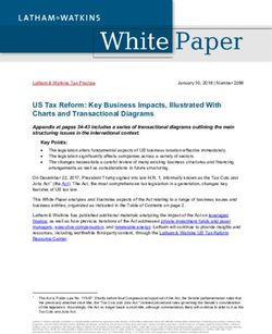 US Tax Reform: Key Business Impacts, Illustrated With Charts and Transactional Diagrams