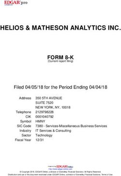 HELIOS & MATHESON ANALYTICS INC - FORM 8-K - OTC Backend