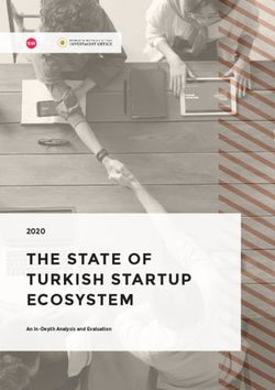 THE STATE OF TURKISH STARTUP ECOSYSTEM 2020 - Invest in Turkey