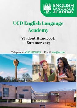 UCD English Language Academy - Student Handbook Summer 2019 Email