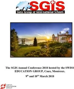 The SGIS Annual Conference 2018 hosted by the SWISS EDUCATION GROUP, Caux, Montreux. 9 th and 10 th March 2018