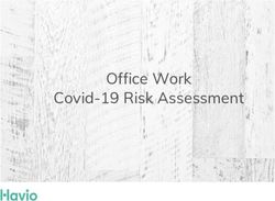Office Work Covid-19 Risk Assessment - Ensono
